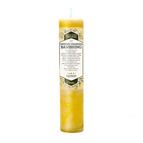 Candle Blessed Herbal Needed Change Banish