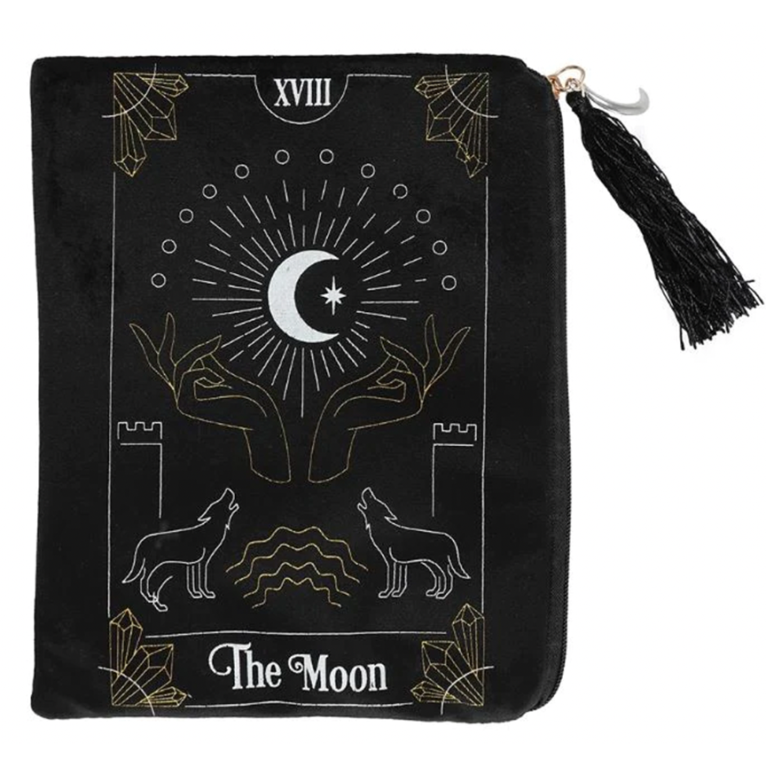 Sac de cartes de tarot zippé : La Lune