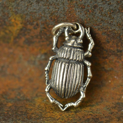 Pendant beetle sterling silver