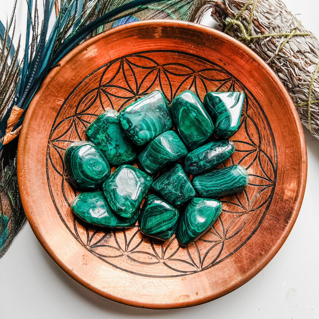 Malachite Tumbled (1 stone)