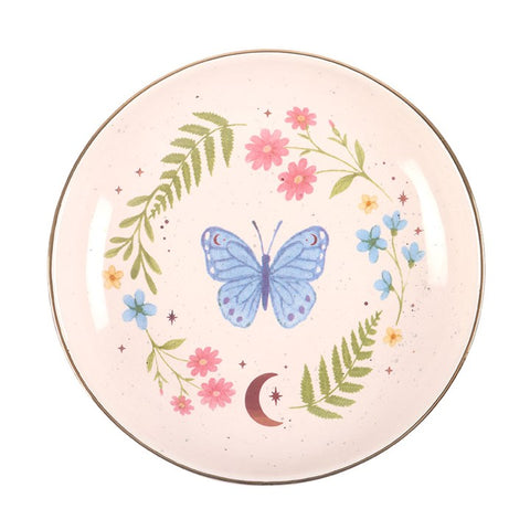 Trinket Dish - Luna Bloom - Butterfly Ceramic