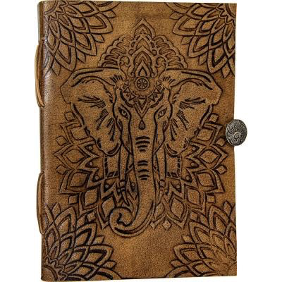 Leather Journal Elephant 5x7”