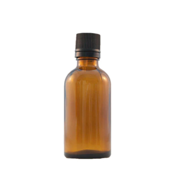 Bottle amber 30ml with black cap