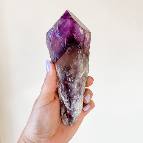 Elestial amethyst torch