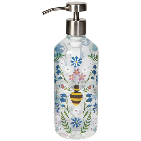 Glass Soap Pump - Bee Garden