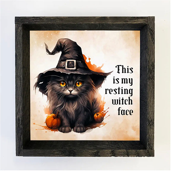 Resting Witch Face - Canvas/Wood Wall Art