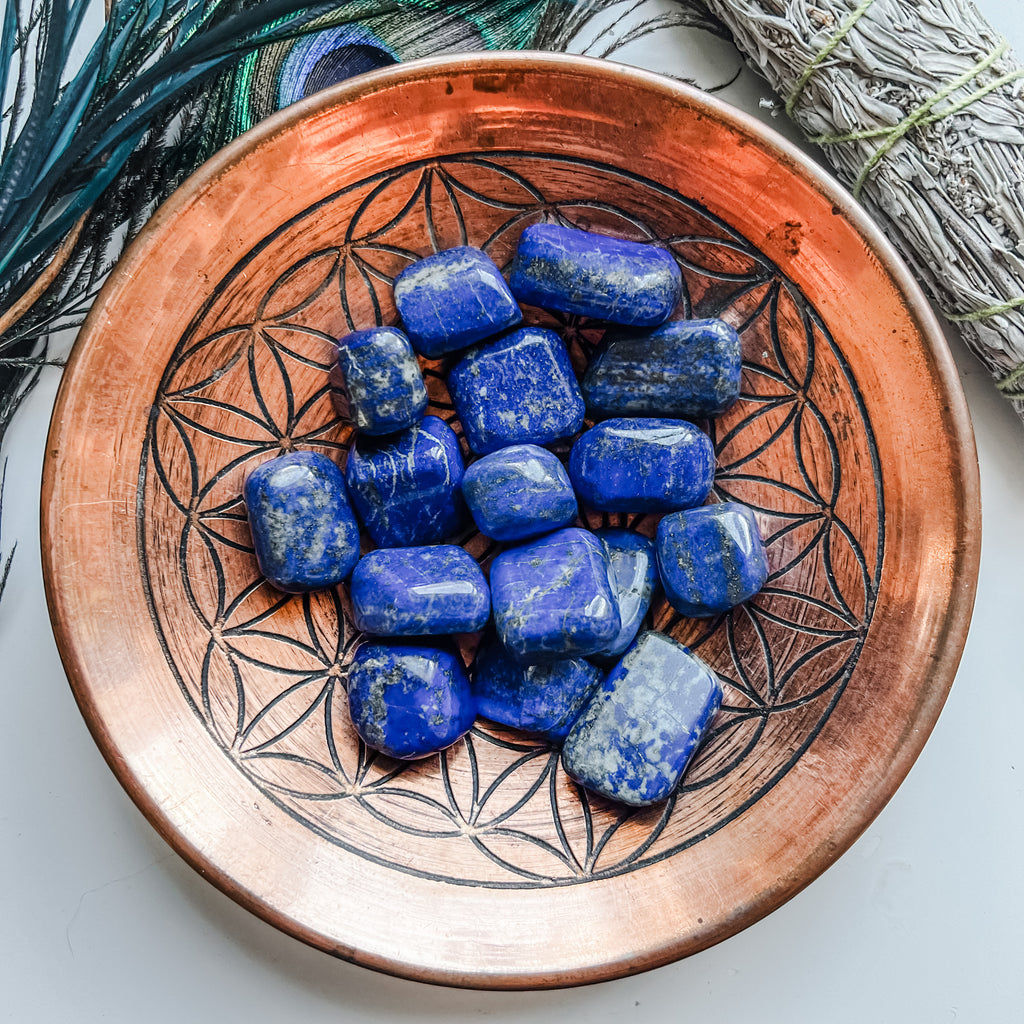 Lapis Lazuli tumbled (1 stone)