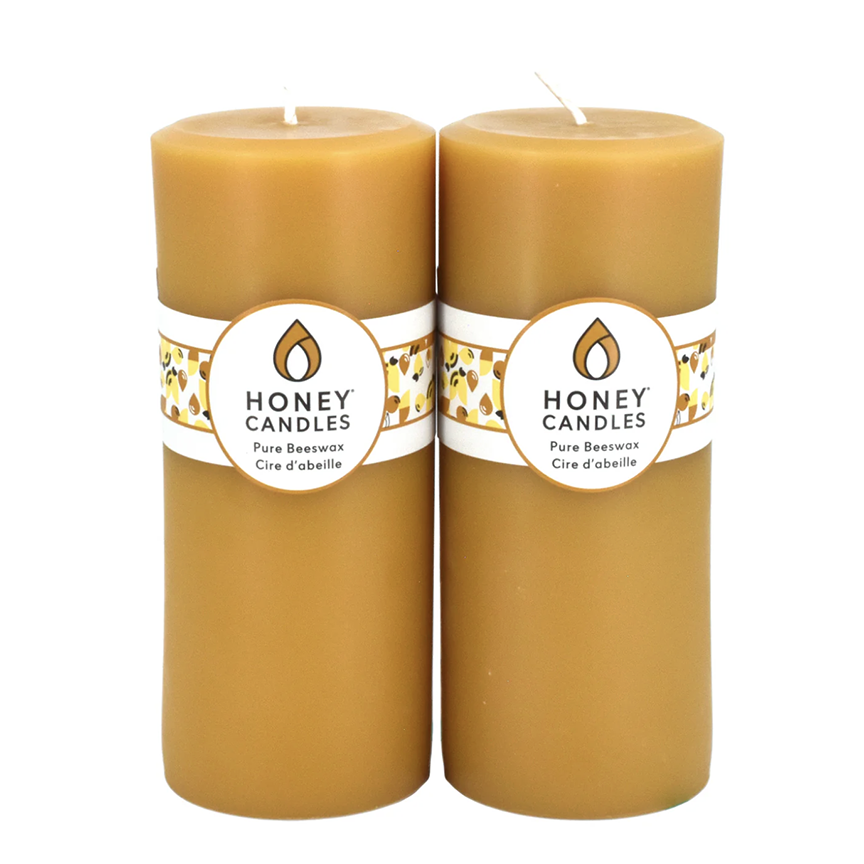 Beeswax Candle Pillar 7x3