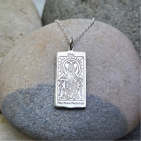 Necklace Tarot High Priestess Sterling Silver