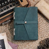 Journal Leather Teal - Lined Pages