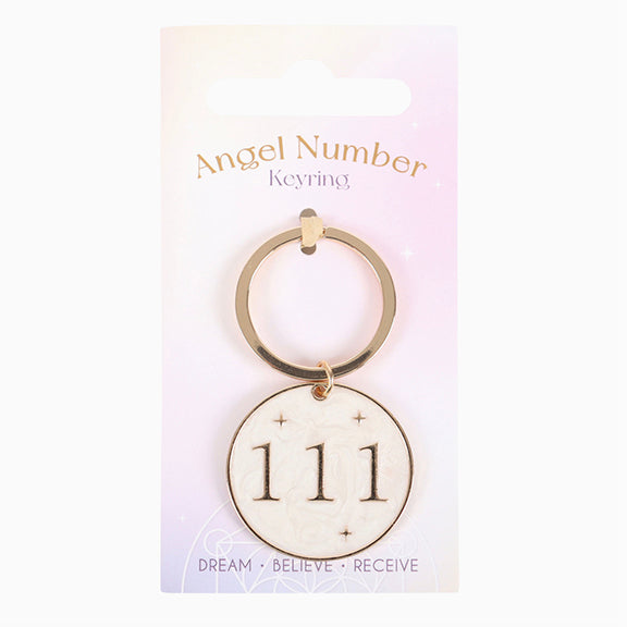 Angel Number Keyring 111