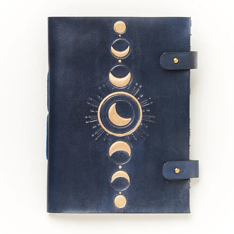 Indukala Moon Phase 5x7 Leather Journal