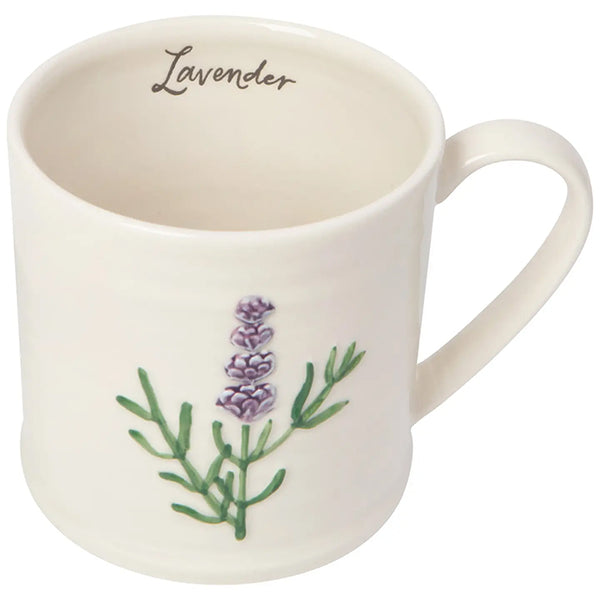 Embossed Mug: Lavender