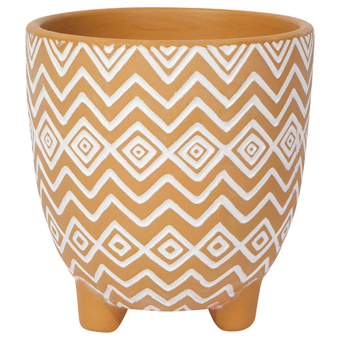 Saffron Spark Plant Pot