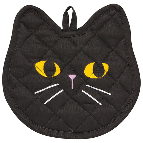 Potholder: Black Cat