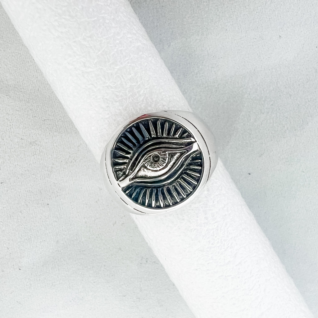 Ring Evil Eye sterling silver