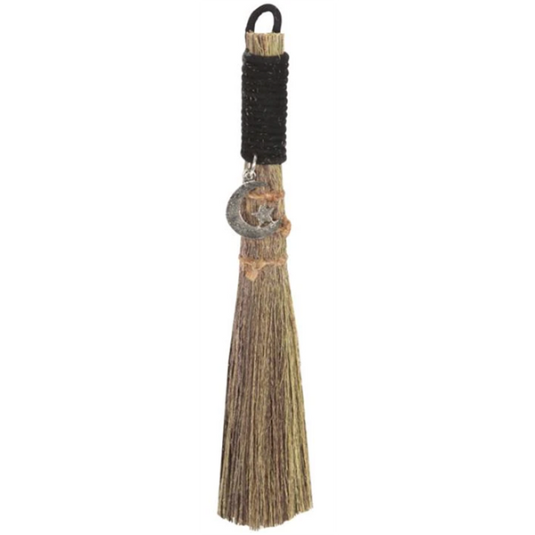Broomstick w/triple moon charm