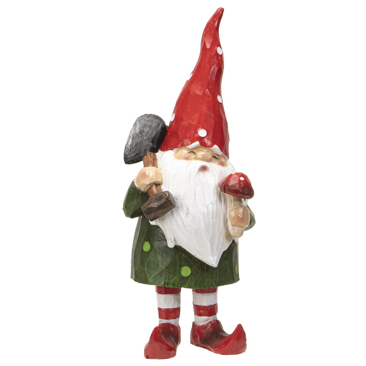 Gnome With Mushrooms