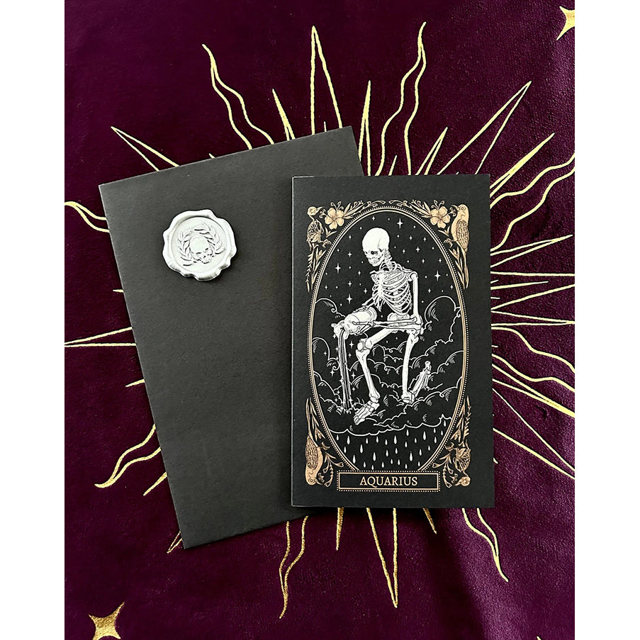 Greeting Card Zodiac - Aquarius