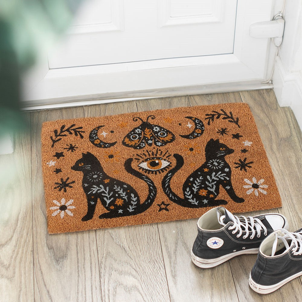 Frightful Folk - Cat Coir Doormat