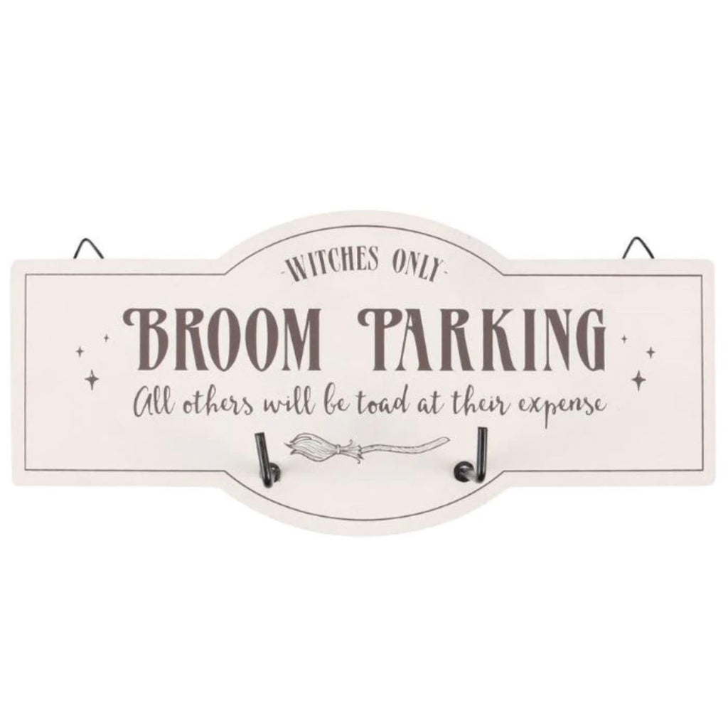 Hanging Sign: Broom Parking