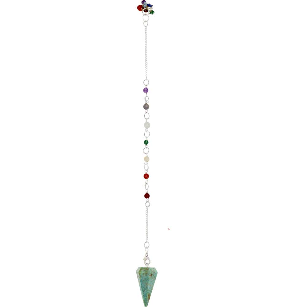 Pendulum Chakra Hexagonal Turquiose