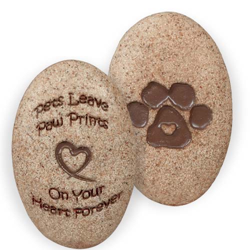 Cat - Paw Print Stone