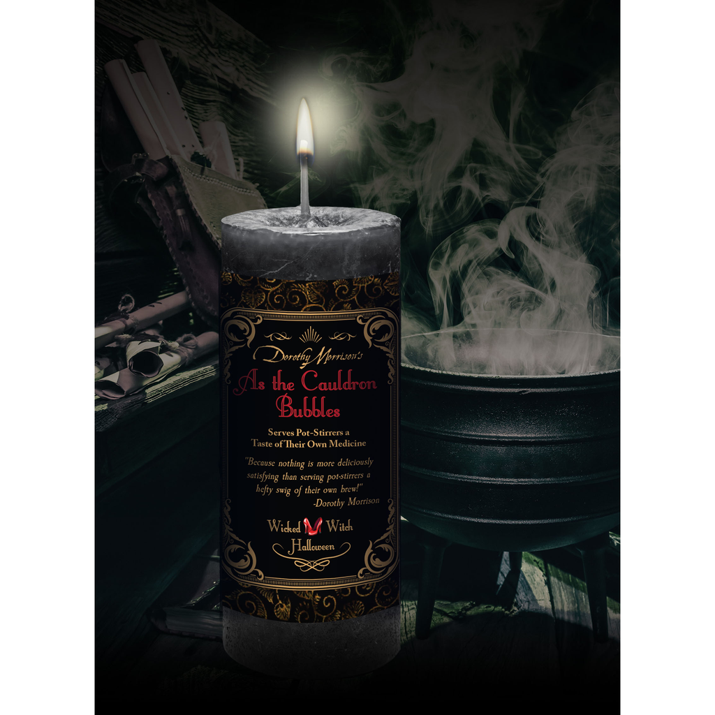 Candle As the Cauldron Bubbles