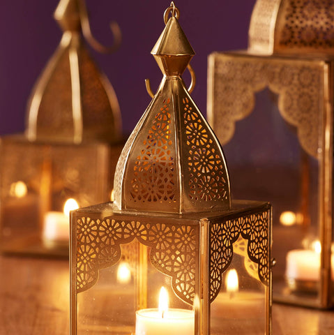 Minaret Glass Lantern Small