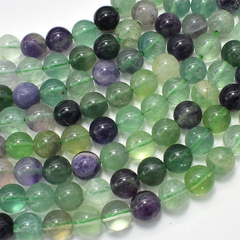 Beads 8mm Fluorite Rainbow