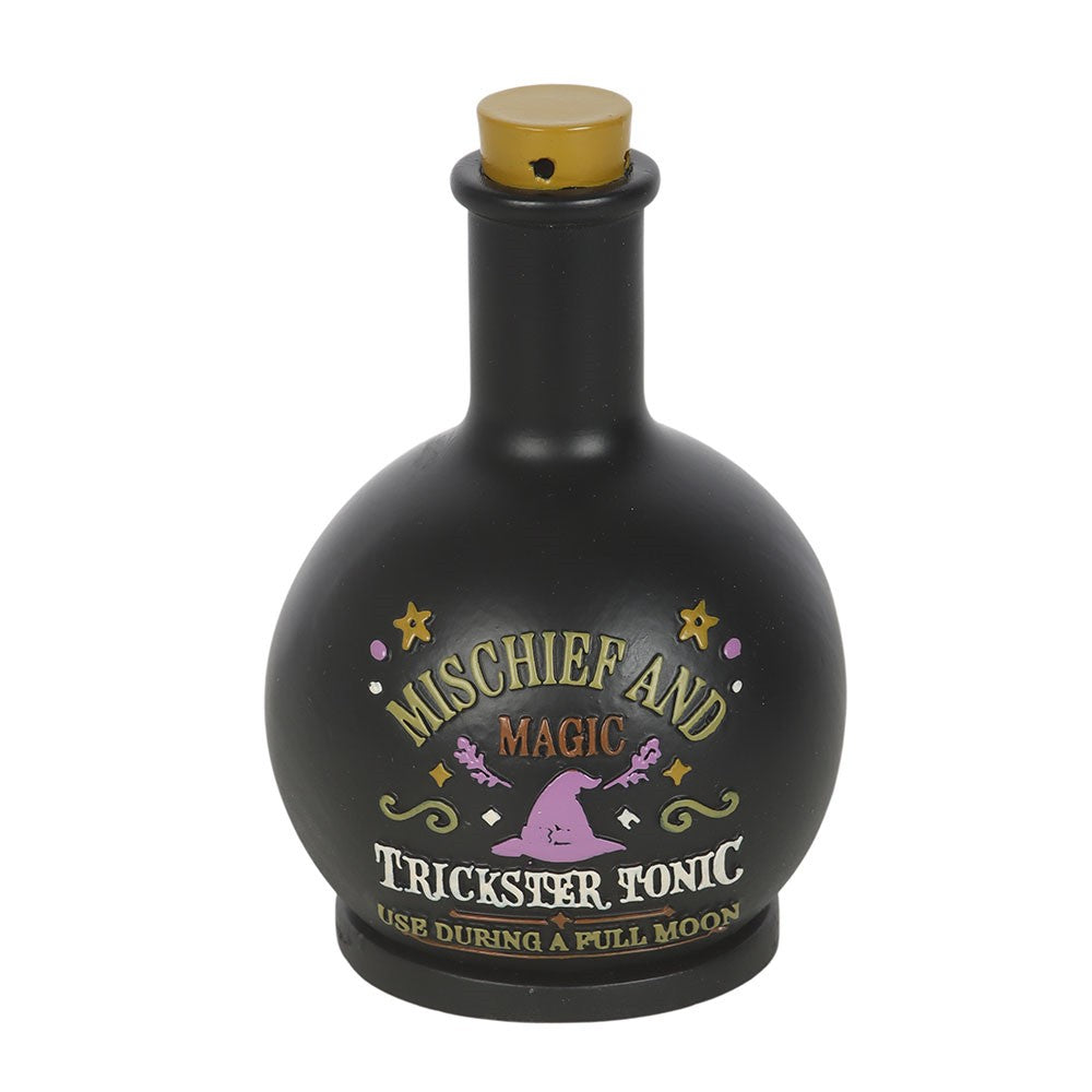 Witch's Apothecary - Mischief and Magic Potion Bottle Resin Incense Cone Holder