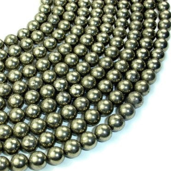 Beads 8mm Pyrite