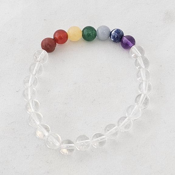 Bracelet chakra quartz - XSMALL