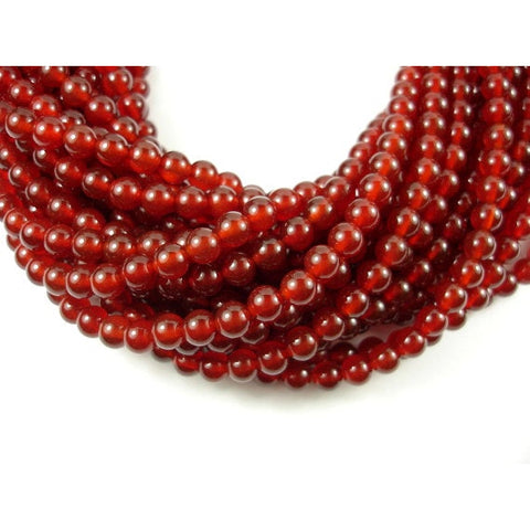 Beads 6mm carnelian