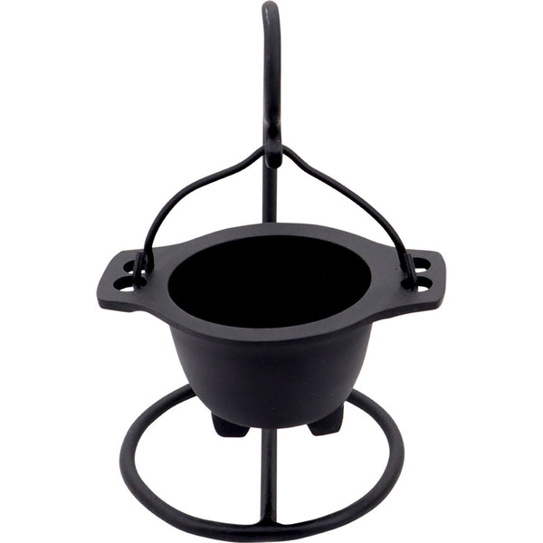 Cast Iron cauldron on stand