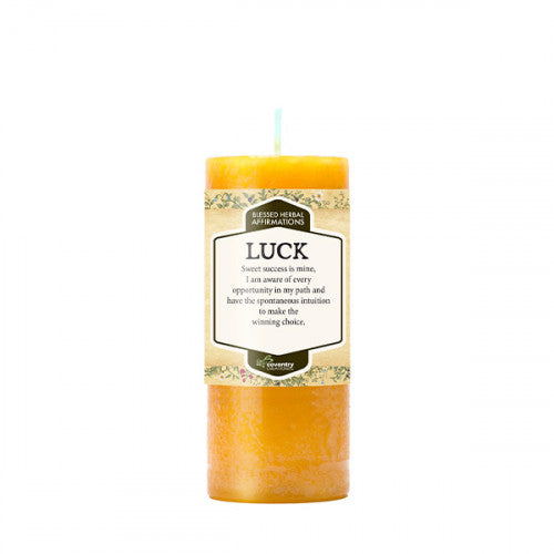 Candle Affirmation Luck