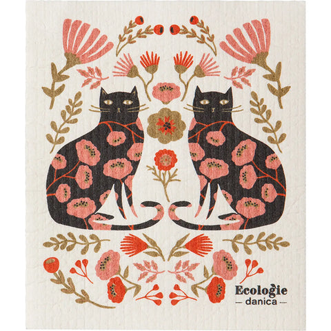 Swedish Dishcloth: Catbloom