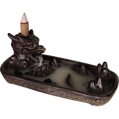 Incense holder backflow dragon head