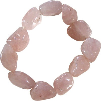 Bracelet Rose Quartz Tumbled