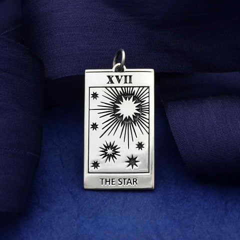 Pendant Star Tarot sterling silver