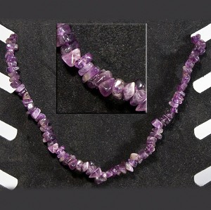 Choker Amethyst Chips 18