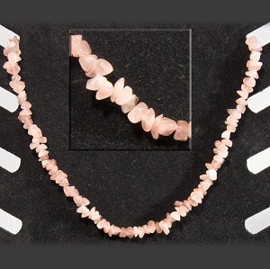 Choker Rose Quartz Chips 18