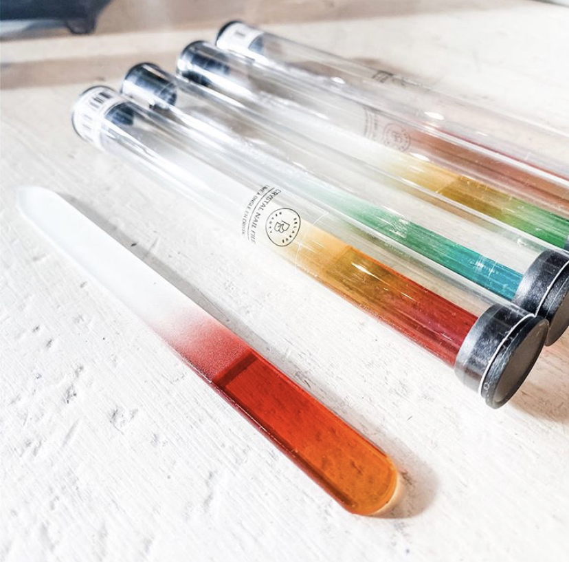 Crystal nail file rainbow 14cm