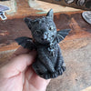 Bat Cat Resin Statue