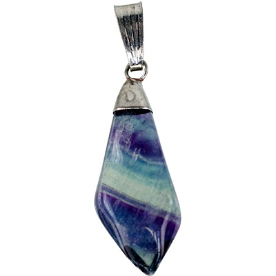 Pendant drop fluorite