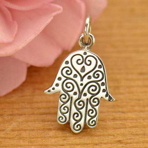 Charm Hamsa sterling silver