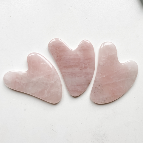 Rose Quartz Gua Sha Massage tool