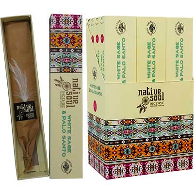 Incense Native Soul White Sage/Palo Santo 15gr