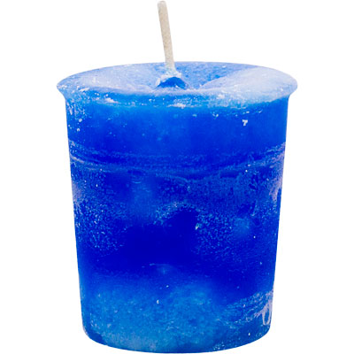 Chakra Votive Throat - Blue