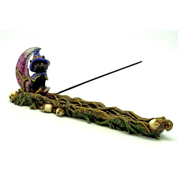 Incense burner magical cat